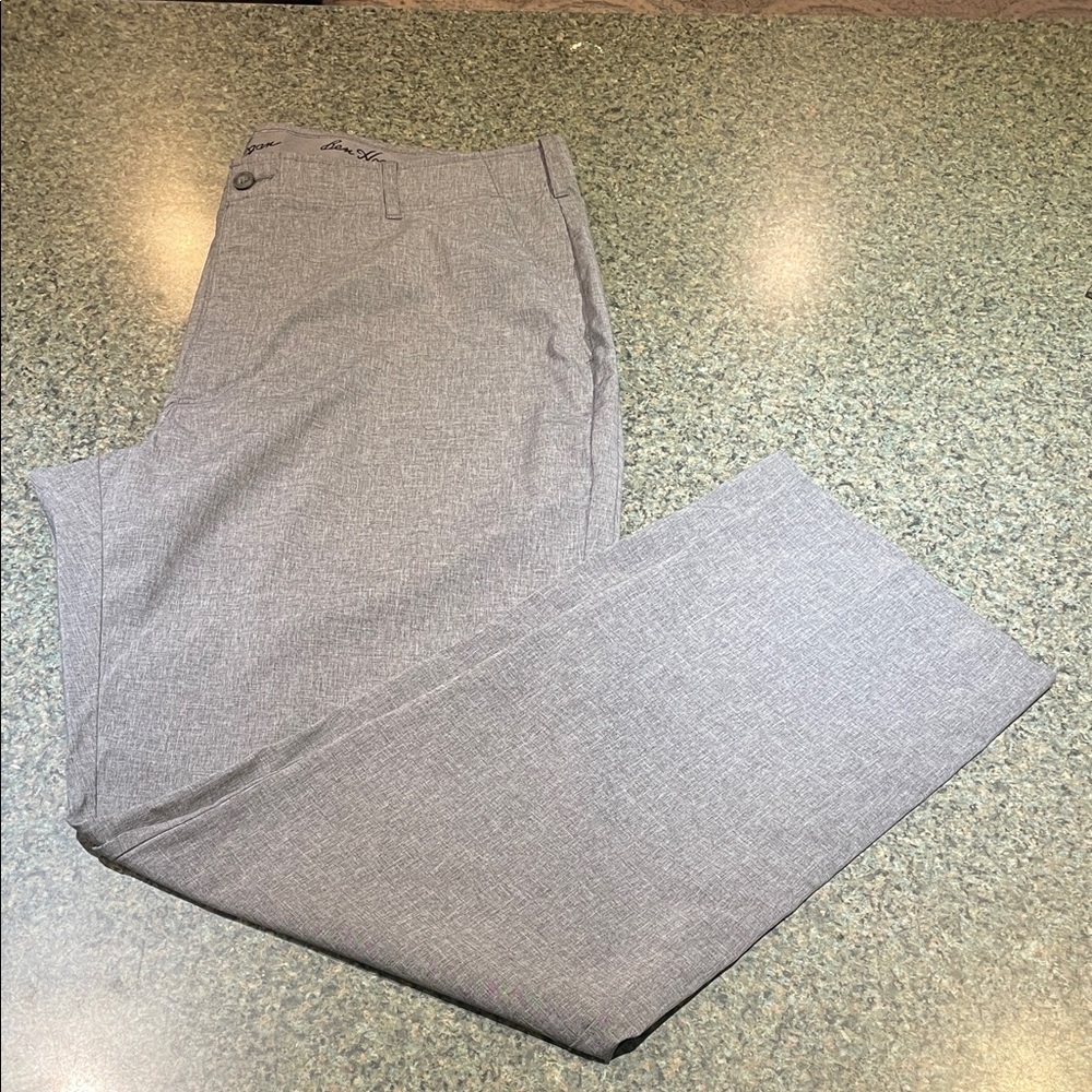 Ben Hogan Gray Trousers 40x32 stretch 4 pocket